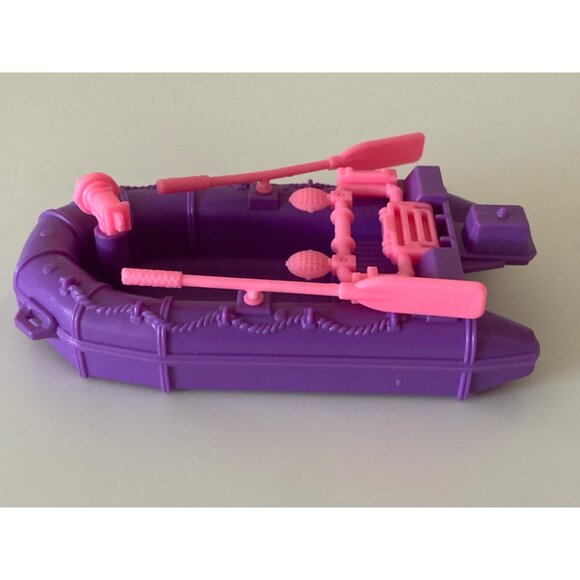 Hasbro Littlest Pet Shop LPS Purple Moped Scooter Side Car  2010 Row Boat - Picture 11 of 16